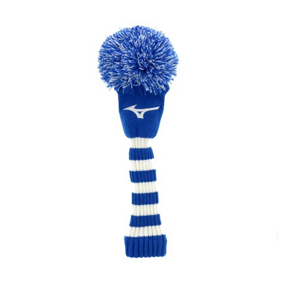 Mizuno Knit Pom Fairway Férfi Headcover Kék/Fehér XIW864019